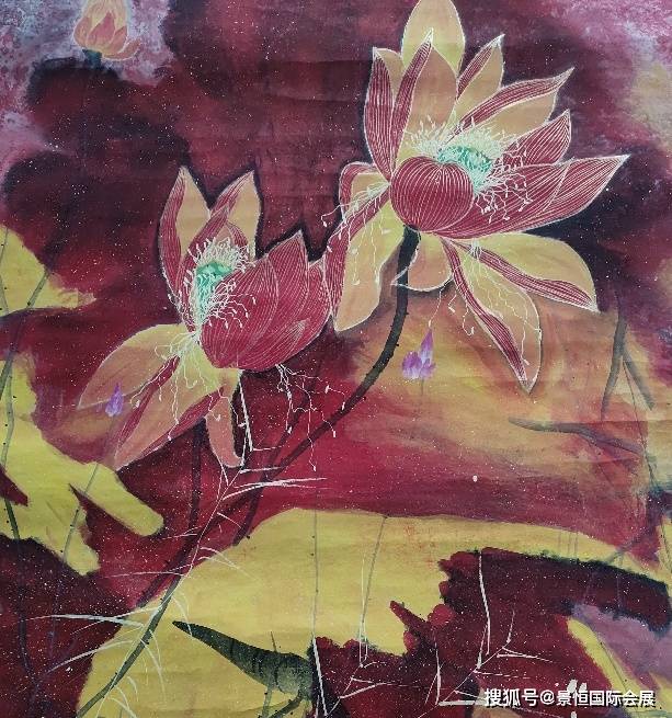 張大千 芙蓉花卉 張大千芙蓉| Zhang Daqian, Hibiscus | The Mei Yun Tang