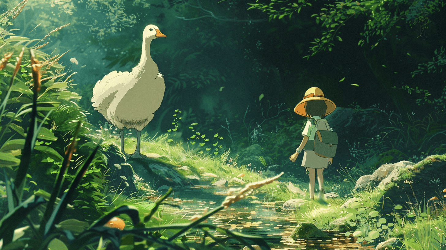 宫崎骏夏日漫画风壁纸,点亮你的屏幕与心灵!