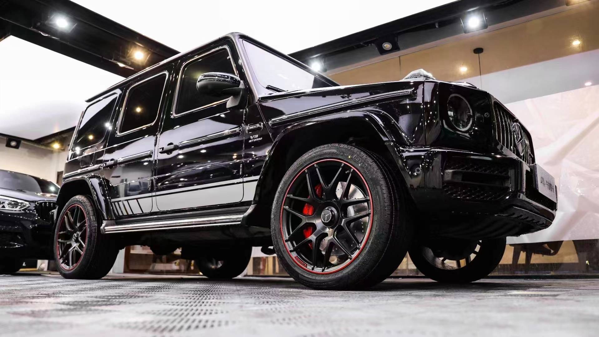 奔驰g350/g500升级改装g63原厂红色amg6活塞刹车代理批发