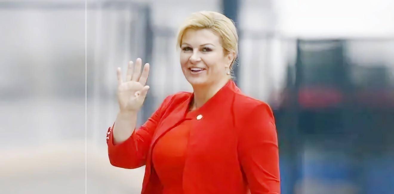 克罗地亚总统科琳达图片