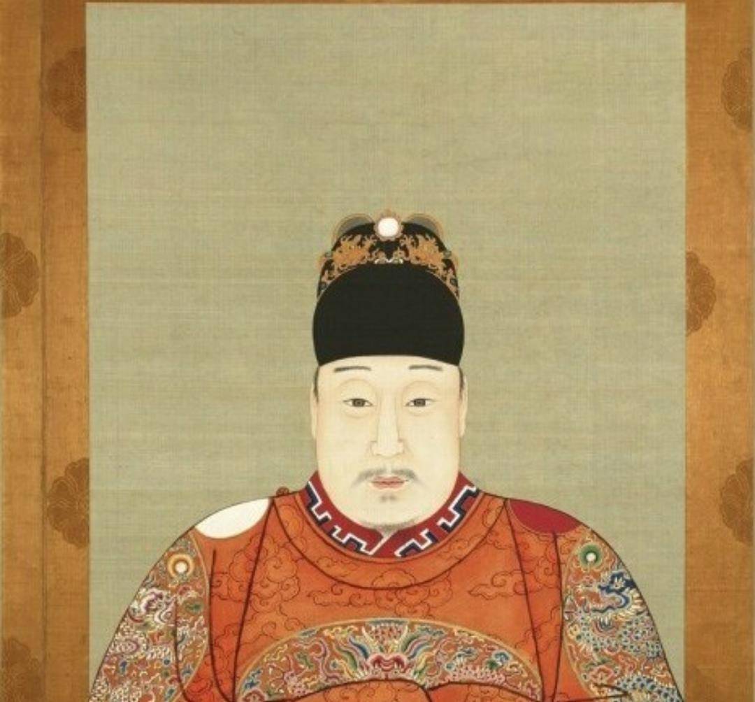 (明神宗朱翊钧 画像)朱由校长成了一个文盲,这事儿主要要怪他的爷爷和