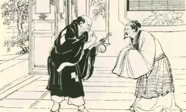 民间故事:屠夫路上捡钱买烧鸡,吃完后高烧不退,和尚:快还钱