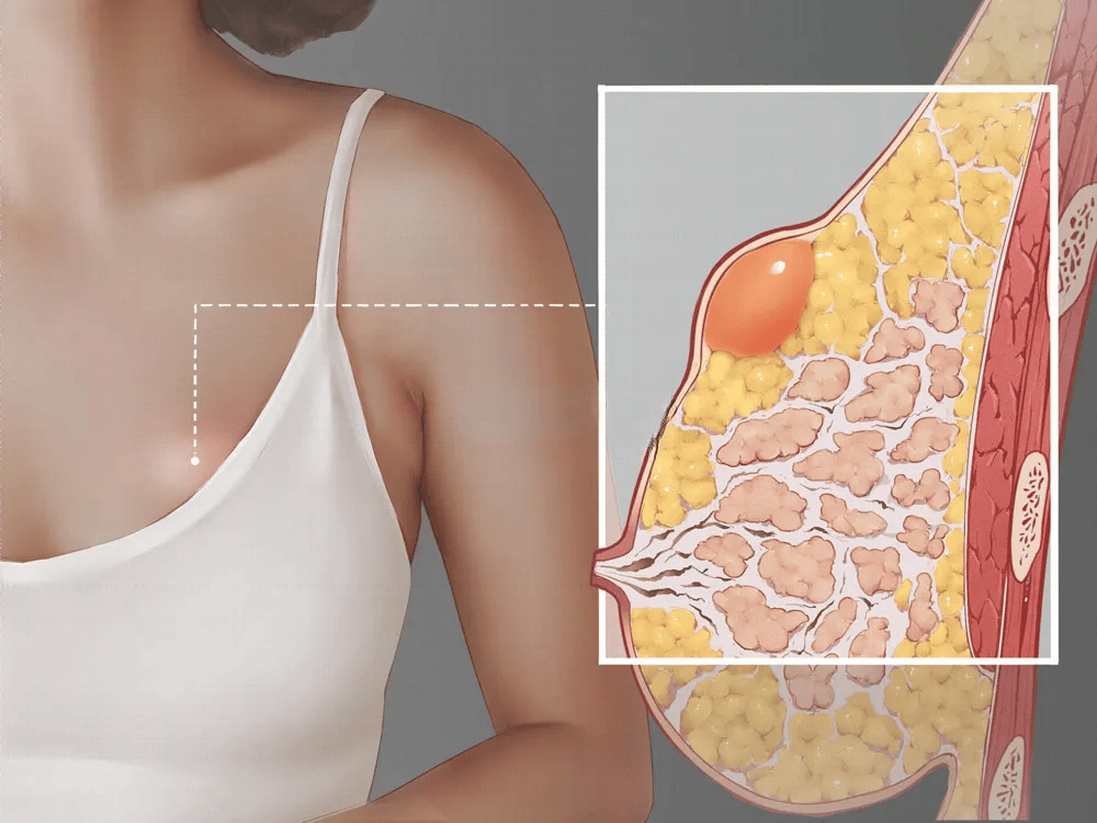 女性胸部肿块的4个人常见原因,最后一个警惕乳腺癌的发生!