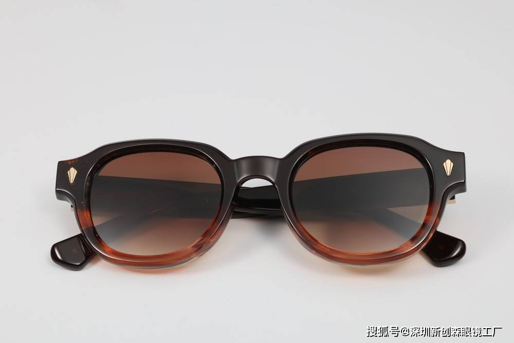 胶架眼镜_jmm同款椭圆形黑色胶架眼镜mf7705-新创森