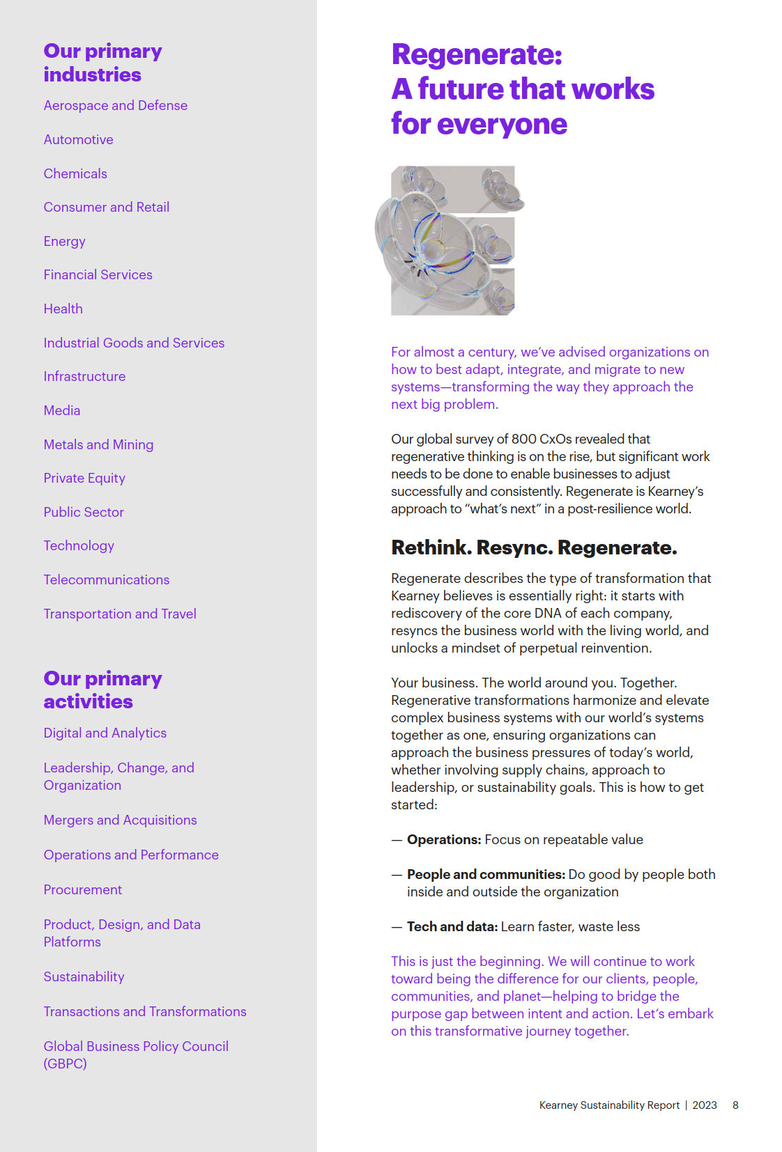 2023年科尔尼可持续发展报告-英