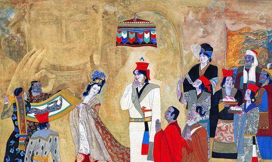 那么解决了上层阶级的问题,文成公主作为一个大唐公主手腕不仅如此,接