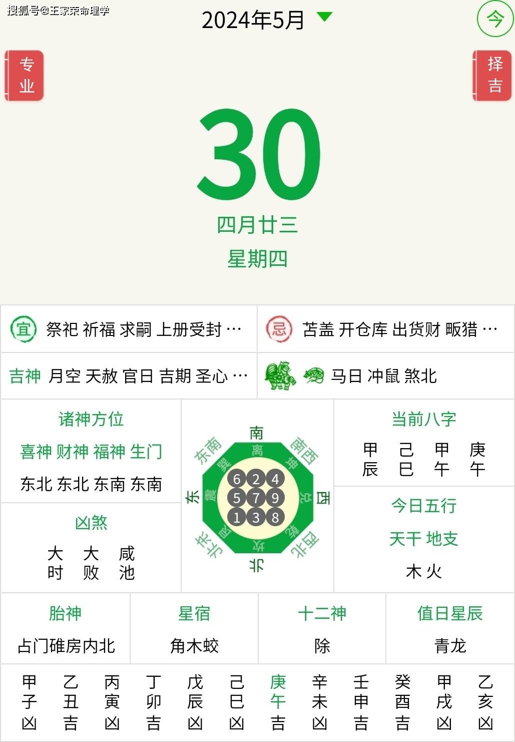 今日十二生肖运势播报 2024年5月30日