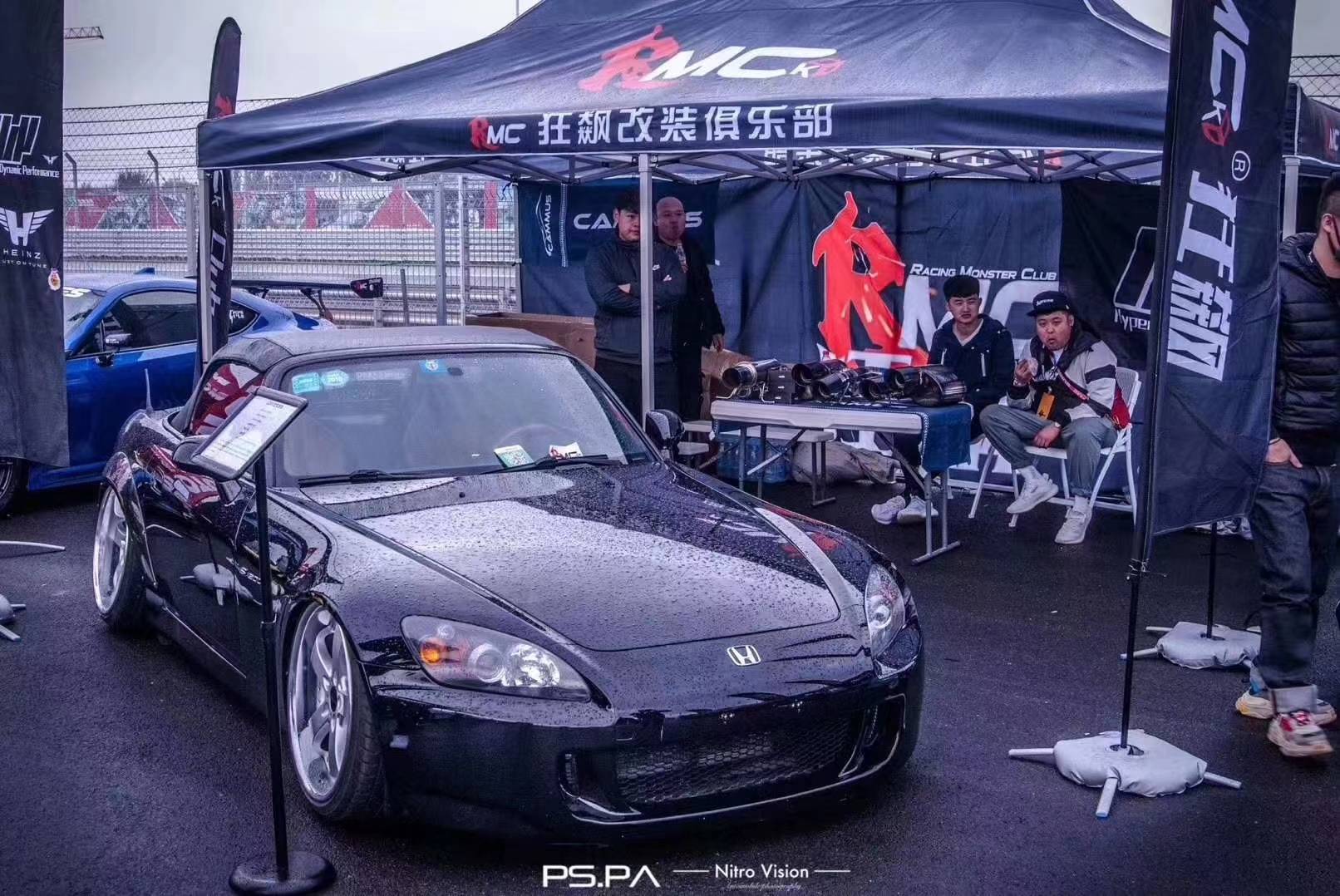 本田s2000改装airbft:超低姿态,改装展会上的最大亮点