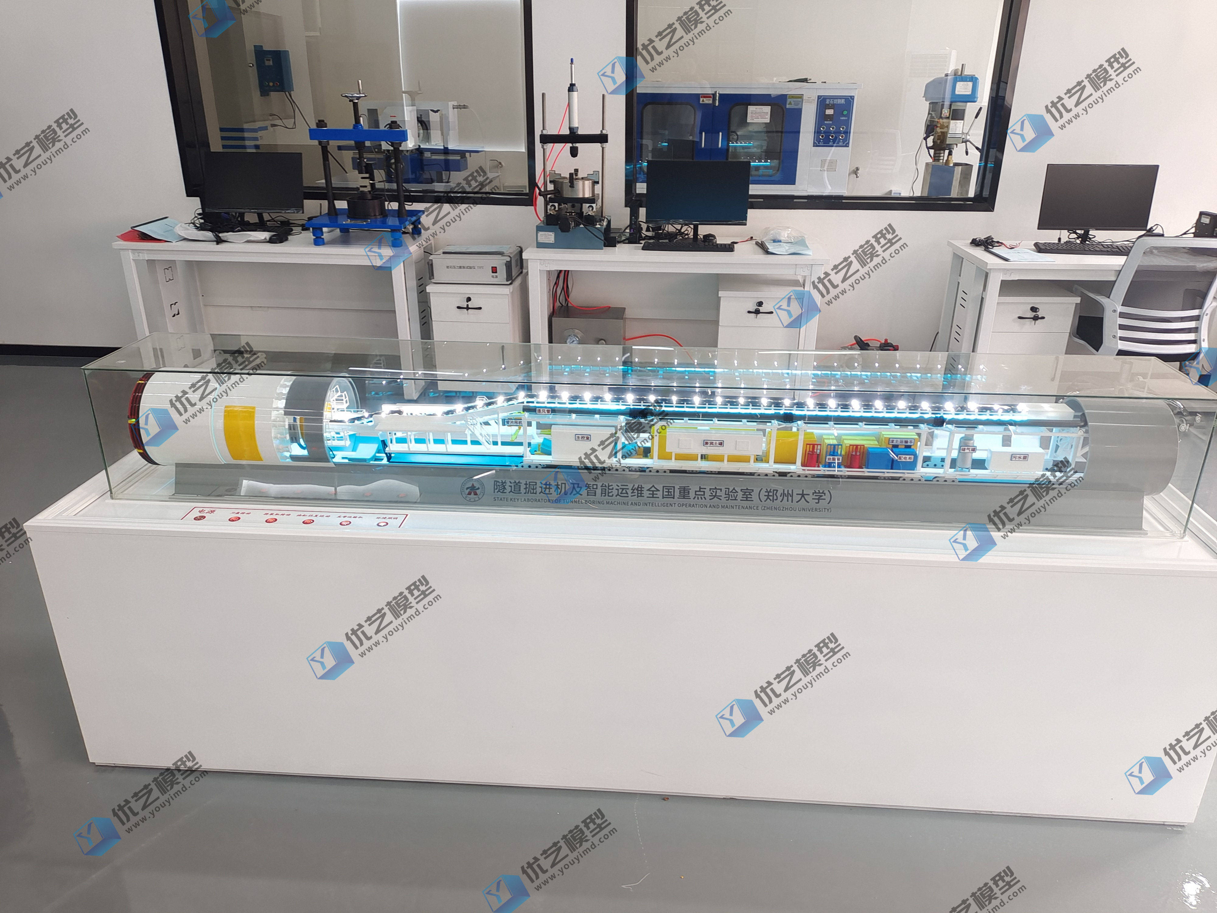 湖南优艺——tbm隧道掘进机模型