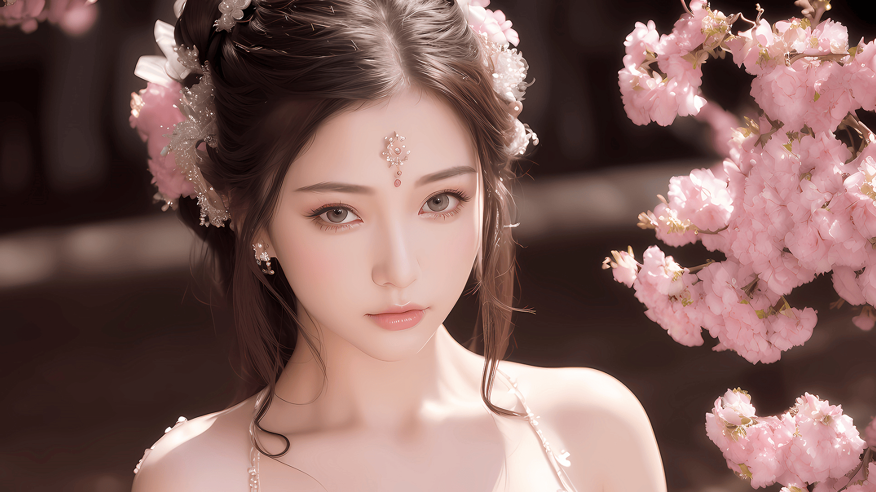 ai壁纸|动漫女孩|古风美女|陆萱萱写真|手机电脑壁纸