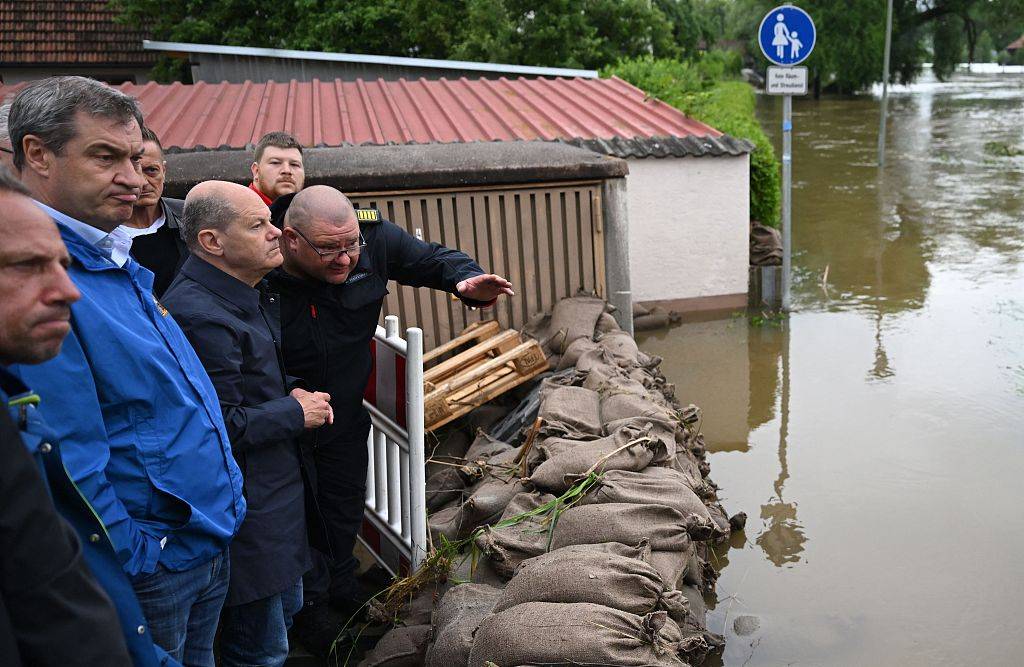 德国南部遭受“百年一遇”的暴雨 洪水漫延搜狐大视野搜狐新闻