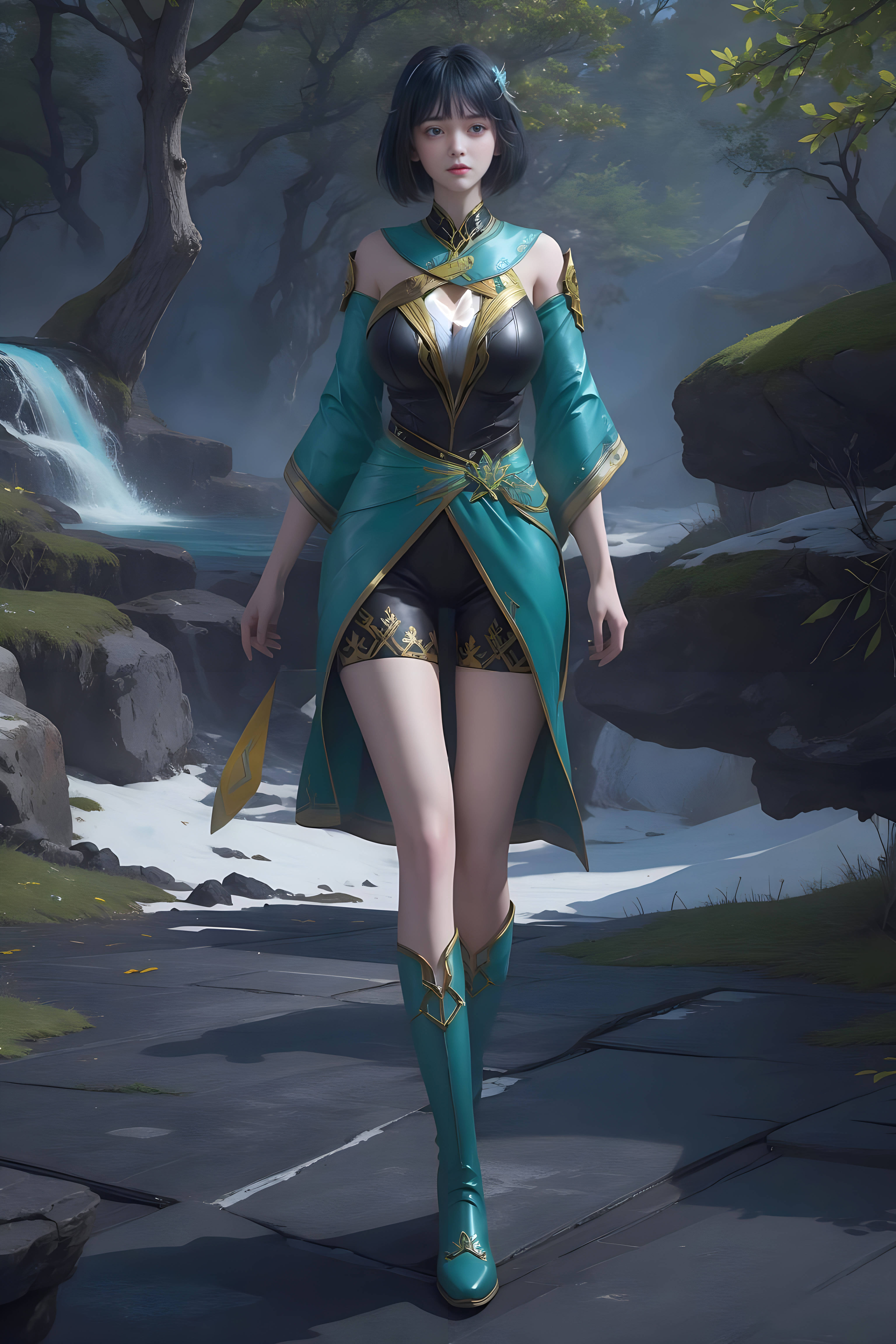 国漫女神慕青鸾ai无水印手机壁纸:青鸾族天骄,星陨阁年轻一代高手!