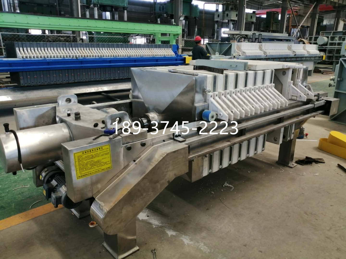 泡花碱板框压滤机应用环节