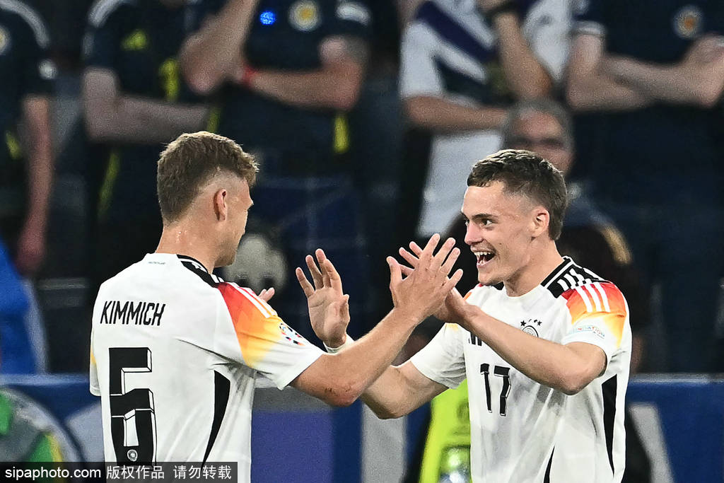 欧洲杯揭幕战-维尔茨破门穆西亚拉建功德国5-1大胜十人苏格兰