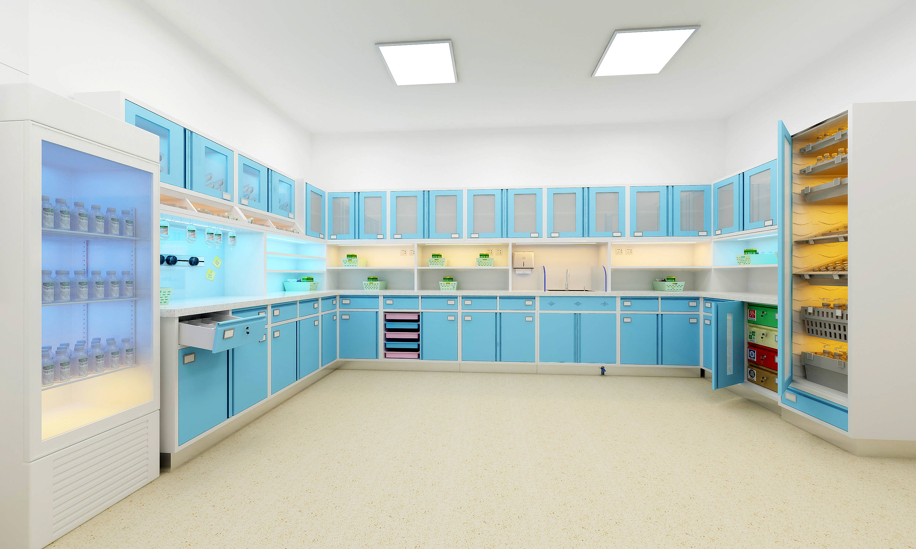 德品医疗设计的治疗配液室系列突破空间的局限性助力医院高效运营