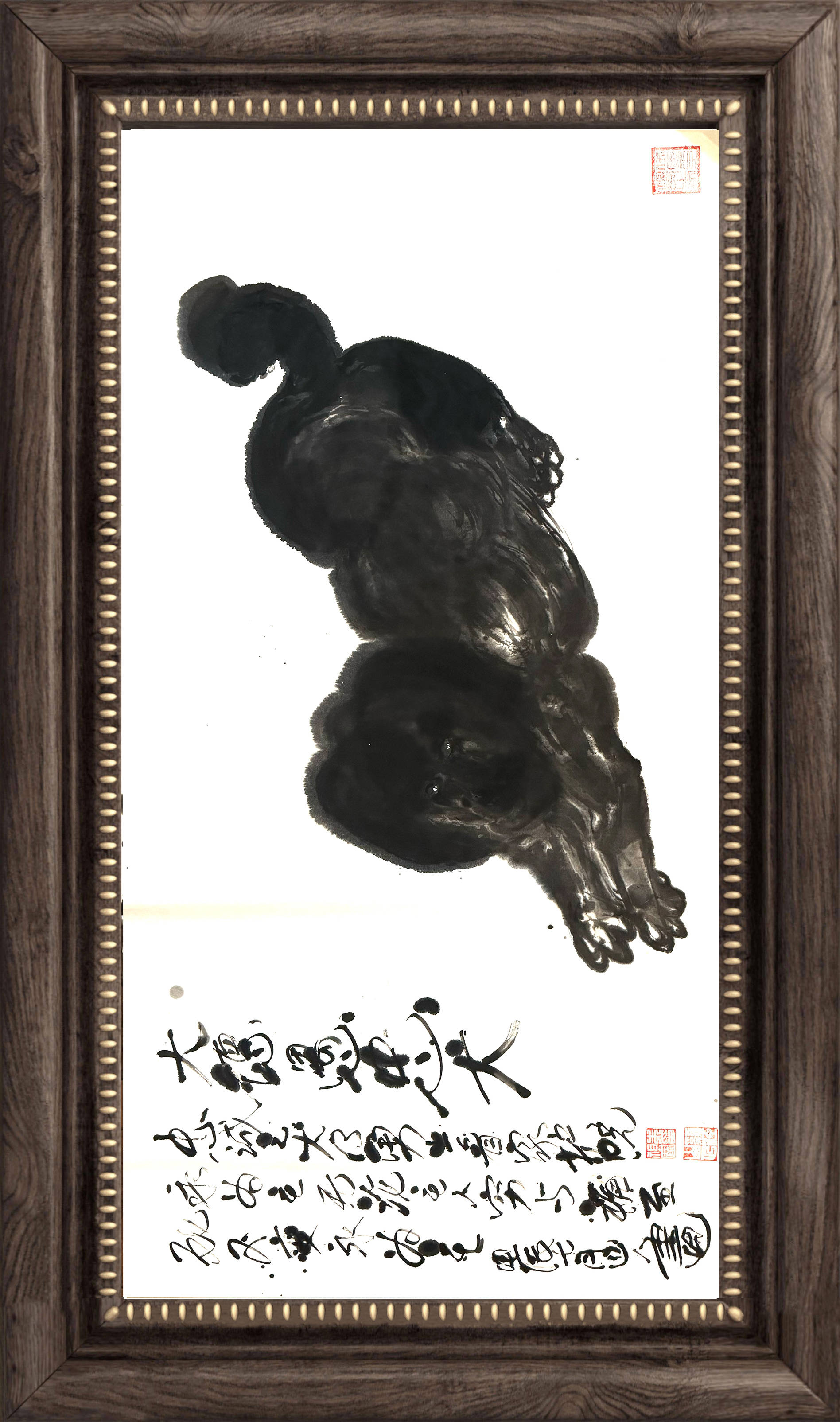 当代画坛指画领军人物朱祖国