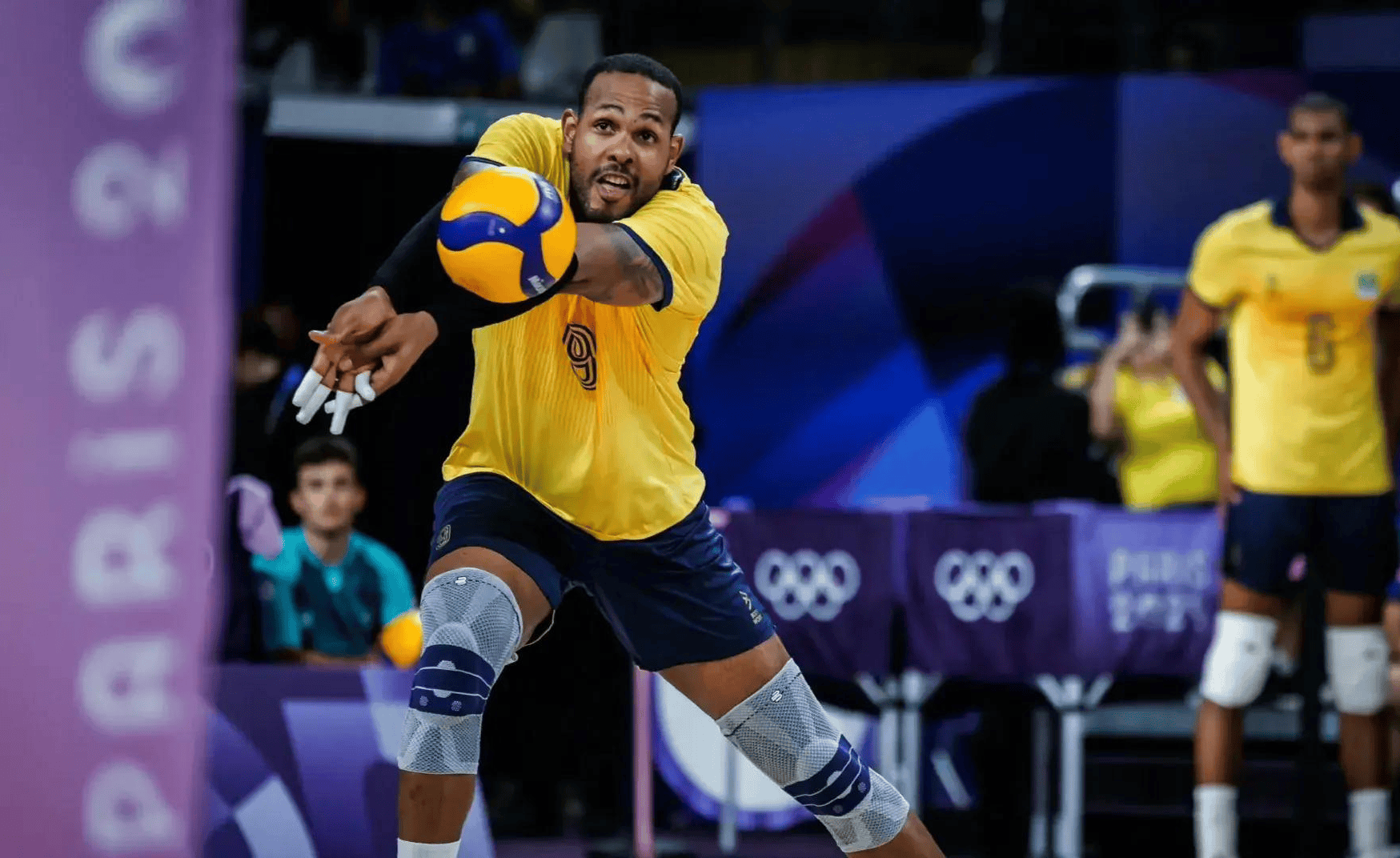 巴黎奥运男排第二场 意大利男排3-1力挫巴西 力夺开门红