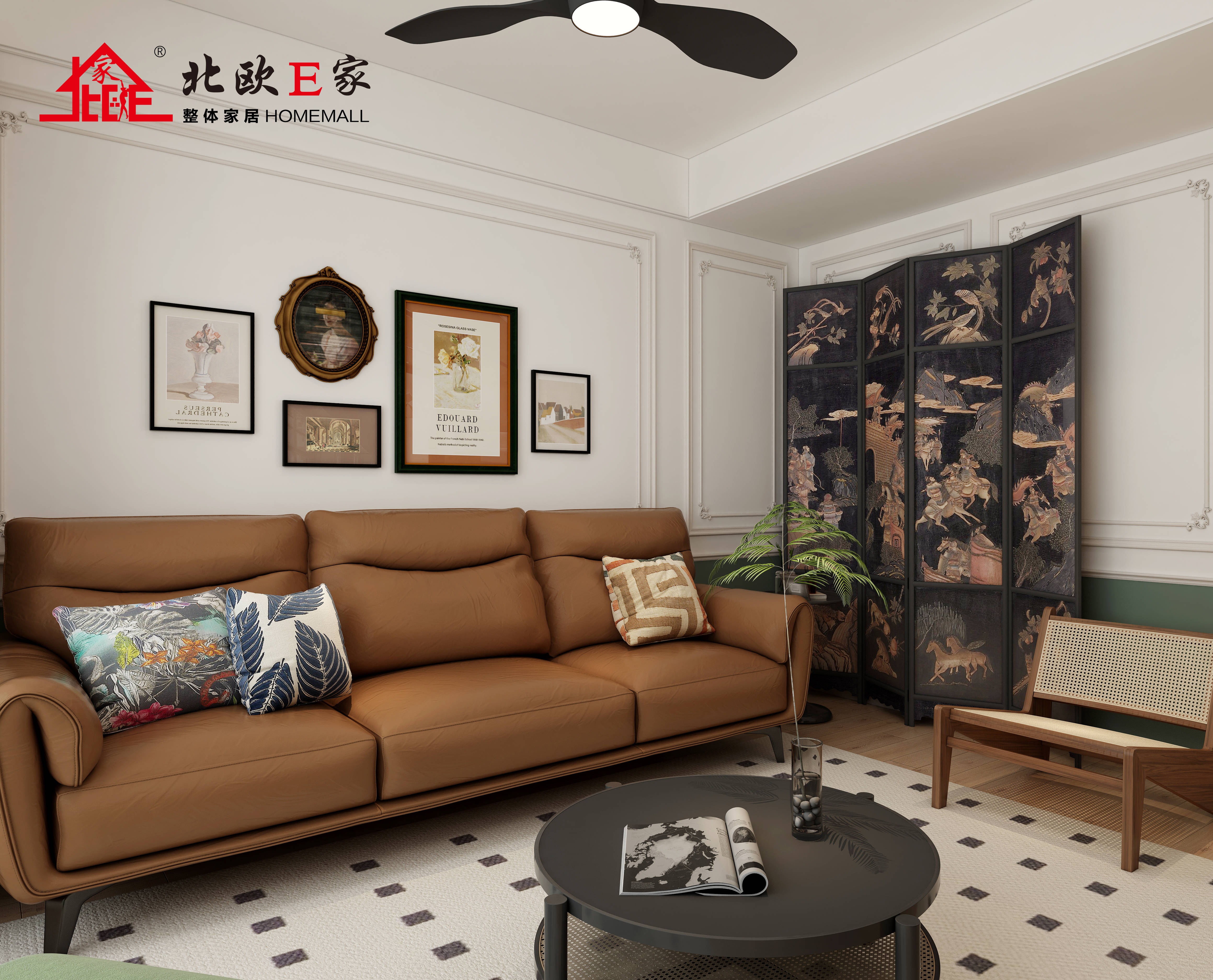 北欧e家:法式复古家居美学,每1m05都美得惊艳!_风格_氛围_绿色