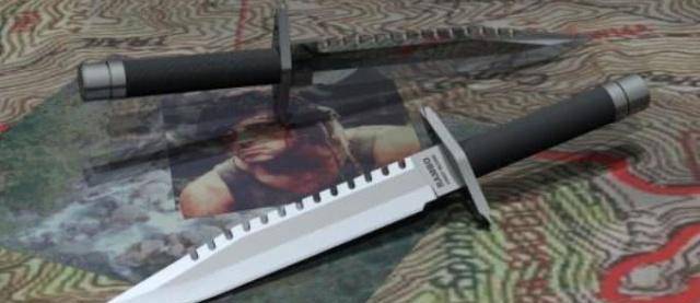 一部电影成就一款军刀,此款军刀还曾是史泰龙的最爱!_兰博_进行_世界