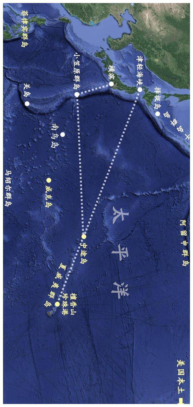 中途岛在地图上的位置图片