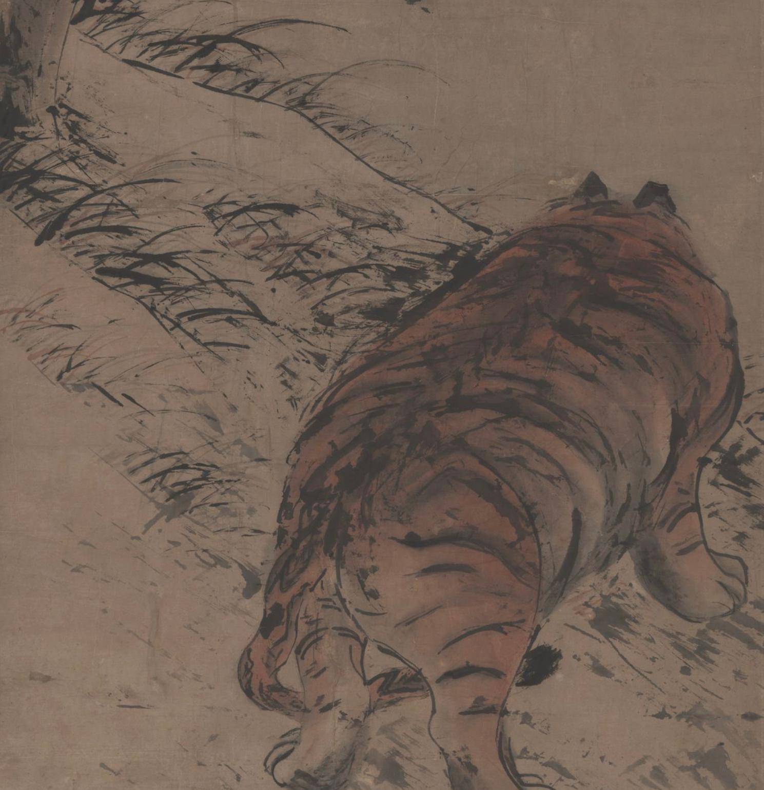 连螳螂触须都能细致画出_高其佩_绘画_卢舜