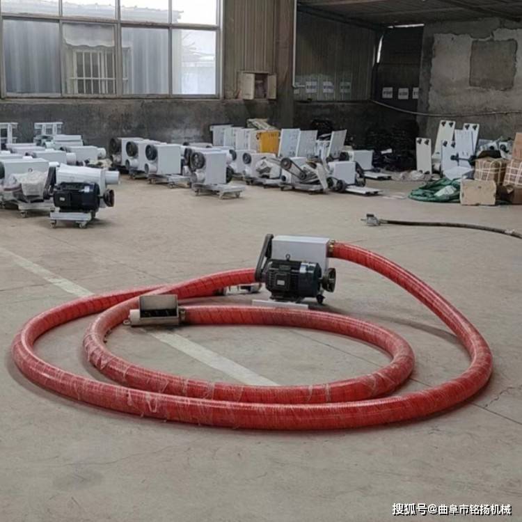 电动软绞龙车载吸粮机 下乡收粮软管抽粮机 两相电家用吸料机