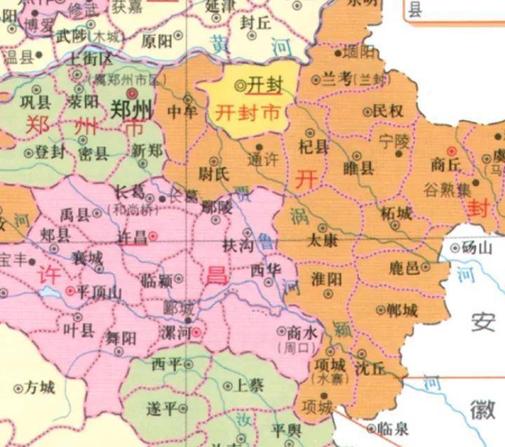 郸城乡镇地图图片