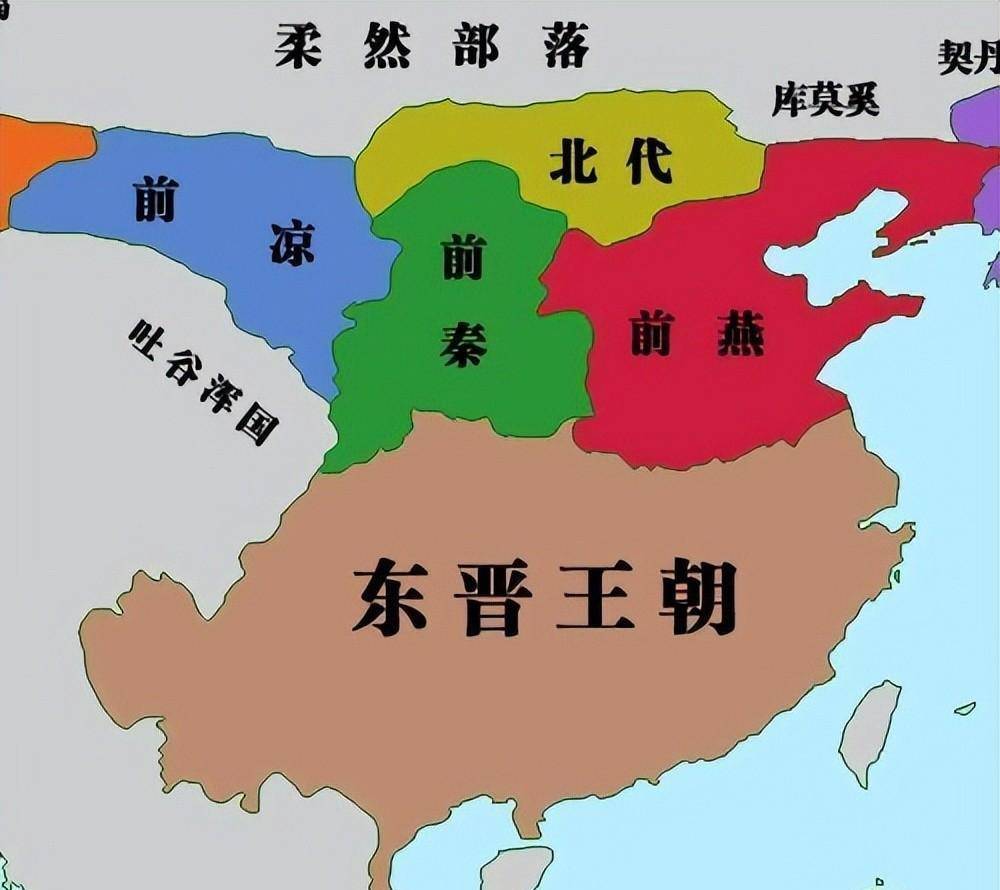 晋朝中国地图图片