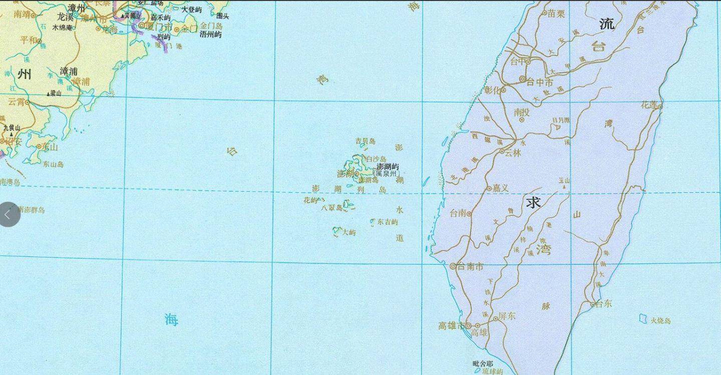 澎湖列岛位置图片