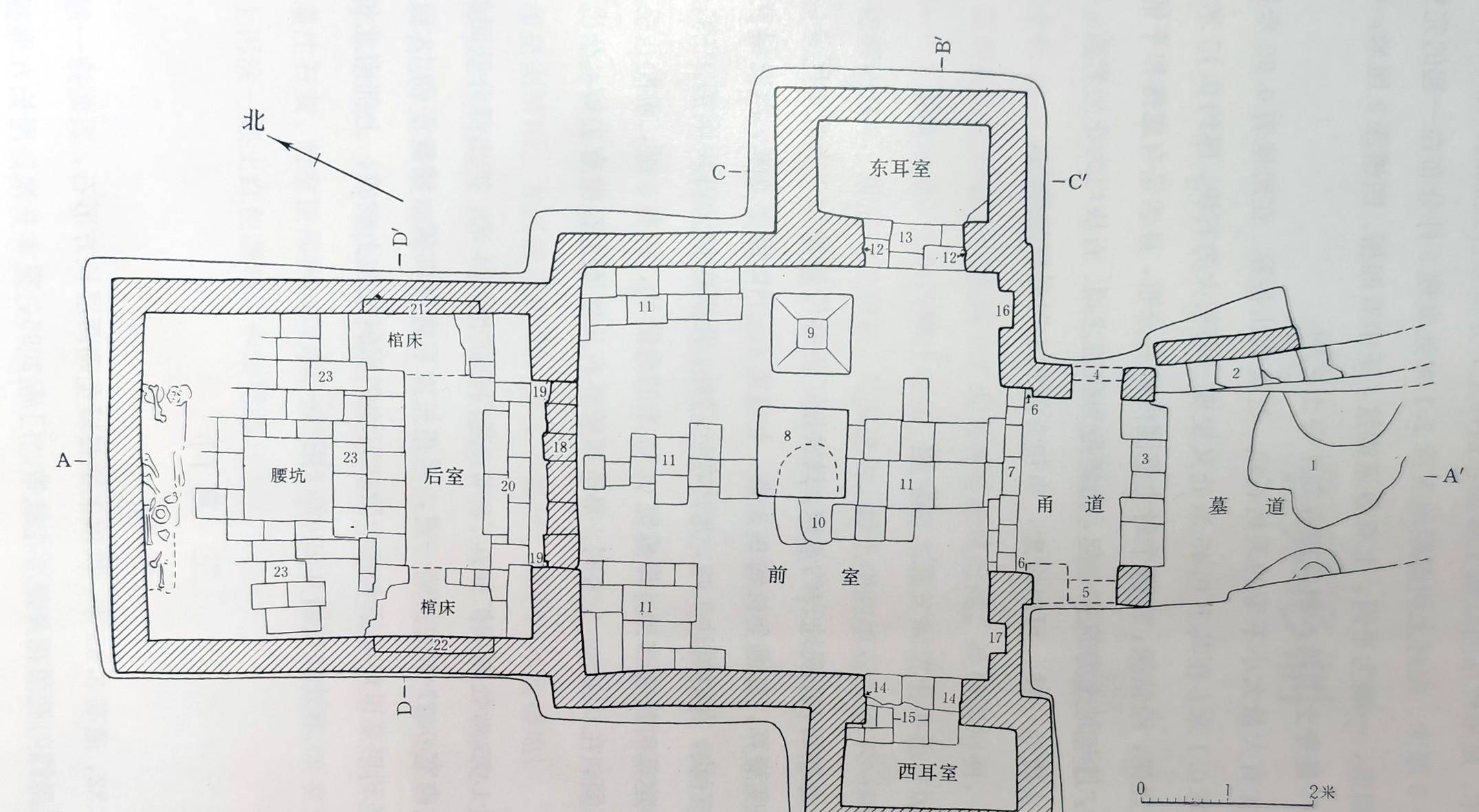 古墓布局图图片