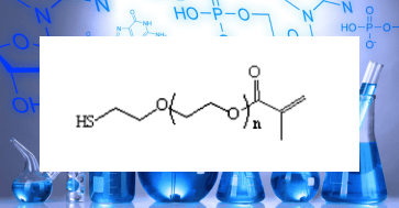 thiol-peg-mac,巯基peg甲基丙烯酸酯常用于材料改性以及高分子合成