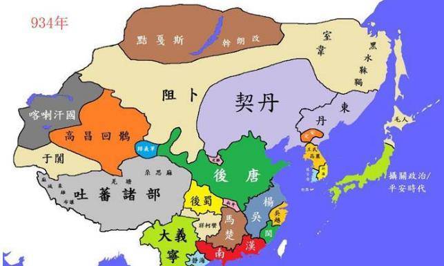 南北朝各国分布地图图片