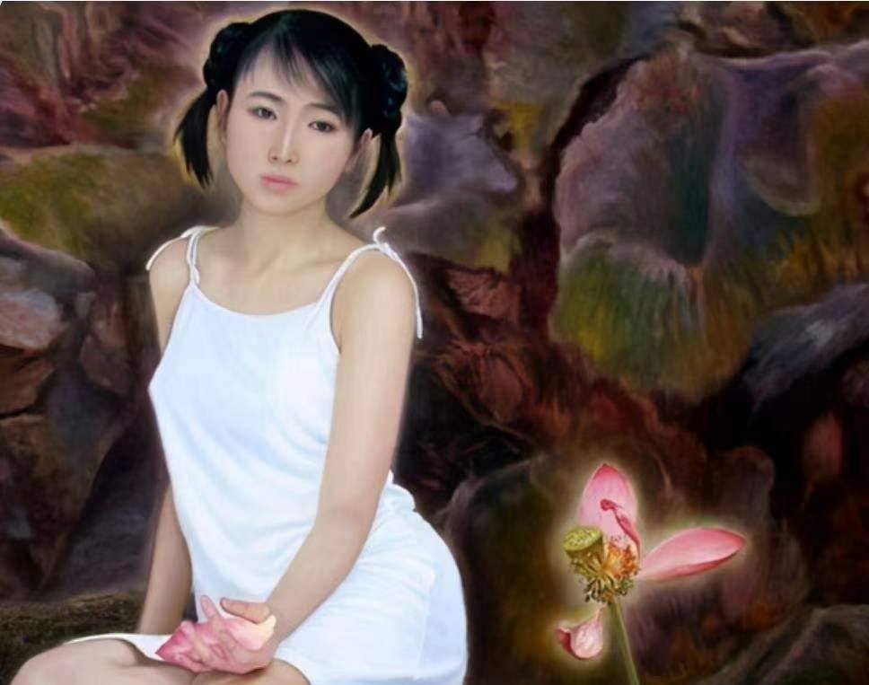 他因为女儿画"人体画"成画坛笑柄,直言:一亿都不卖此画_李壮平_李勤