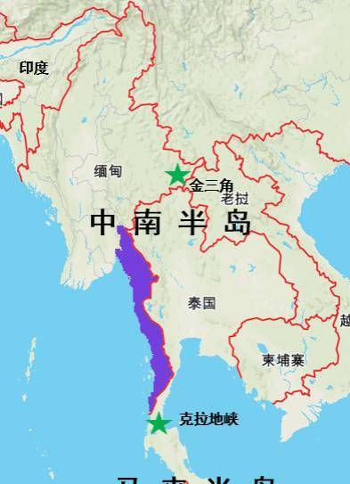 中缅1200公里运河地图图片