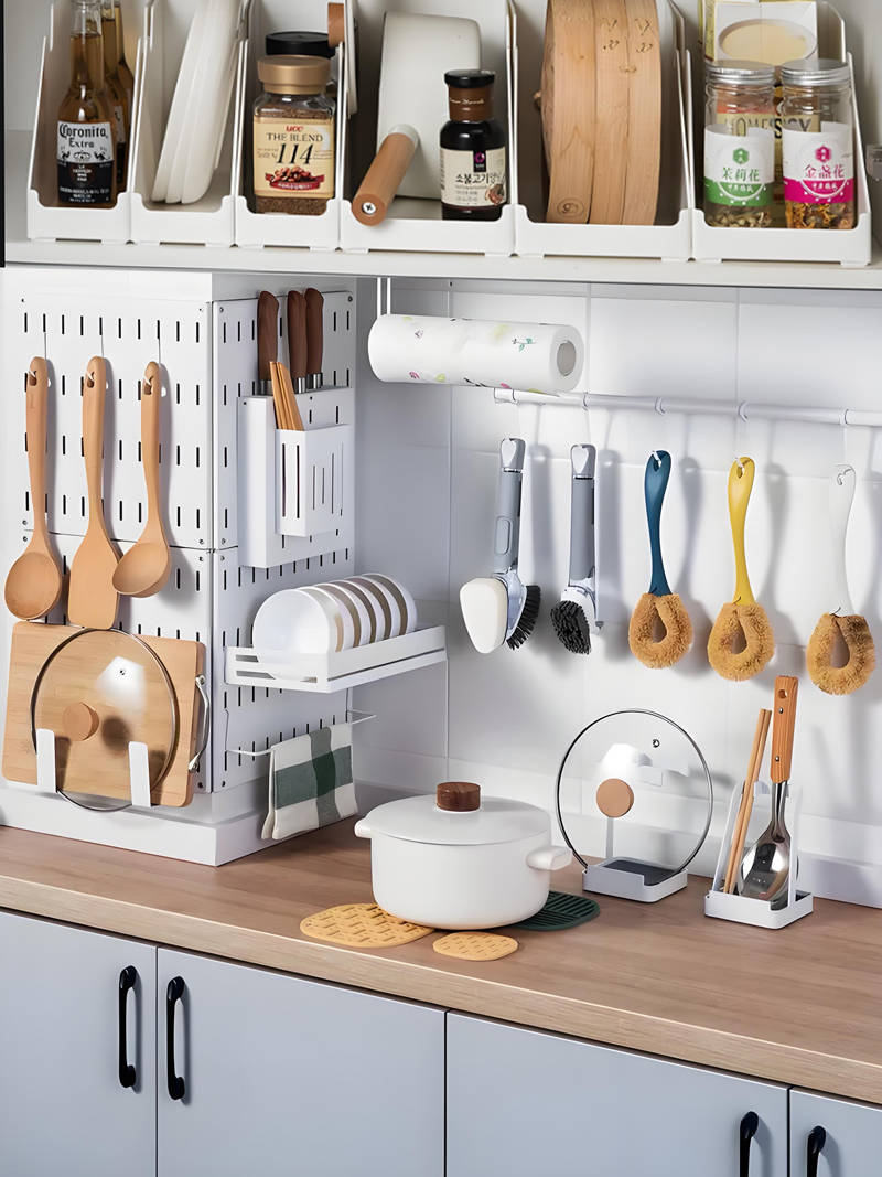 厨房环境收纳太乱,有什么快速整理的方法吗?