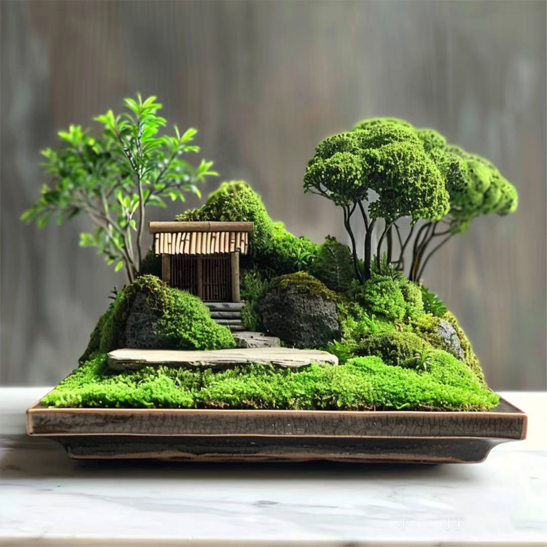苔藓景观：自然之美在都市中的再现