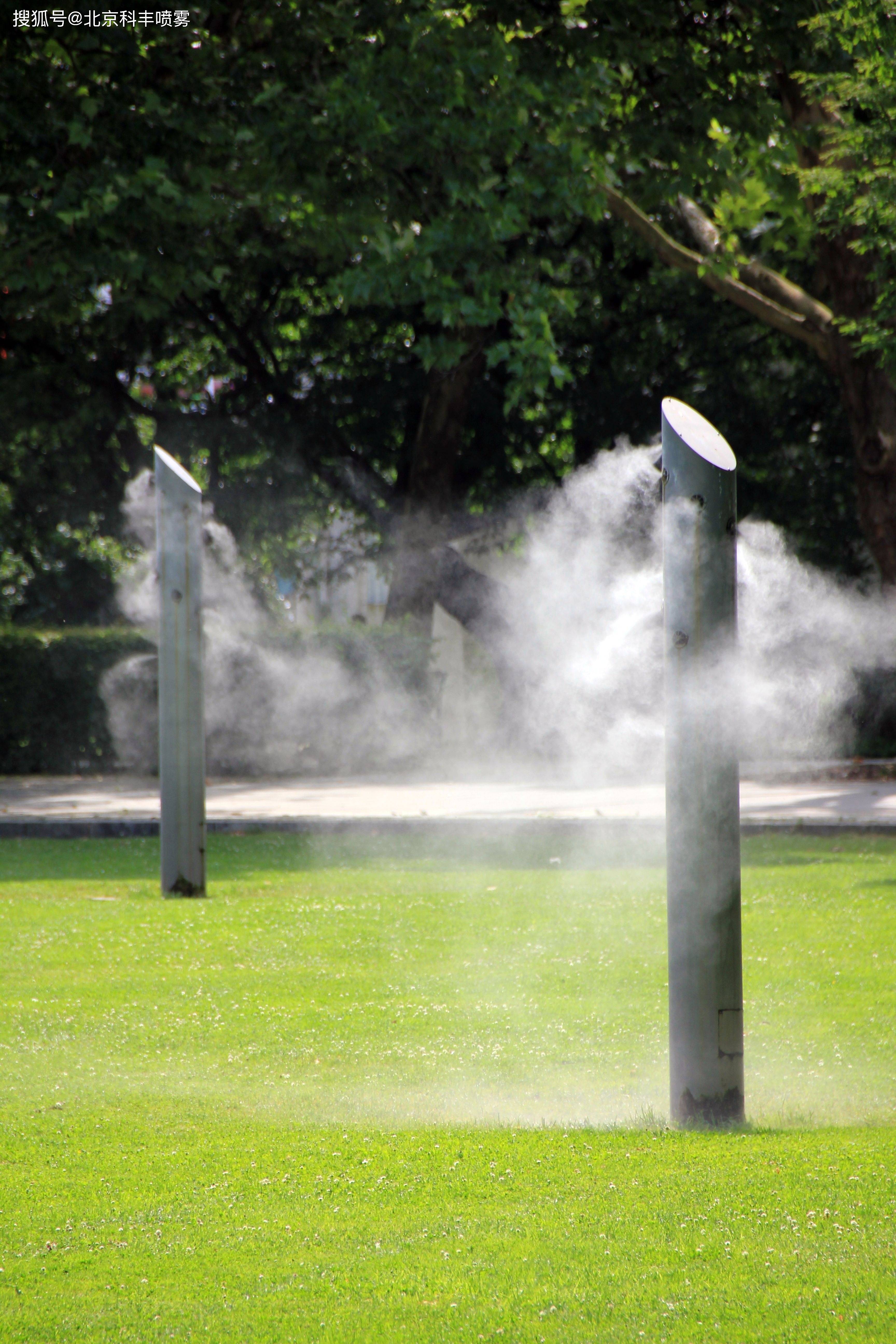 公园检票口适用的喷雾降温系统_雾森系统_喷雾降温装置