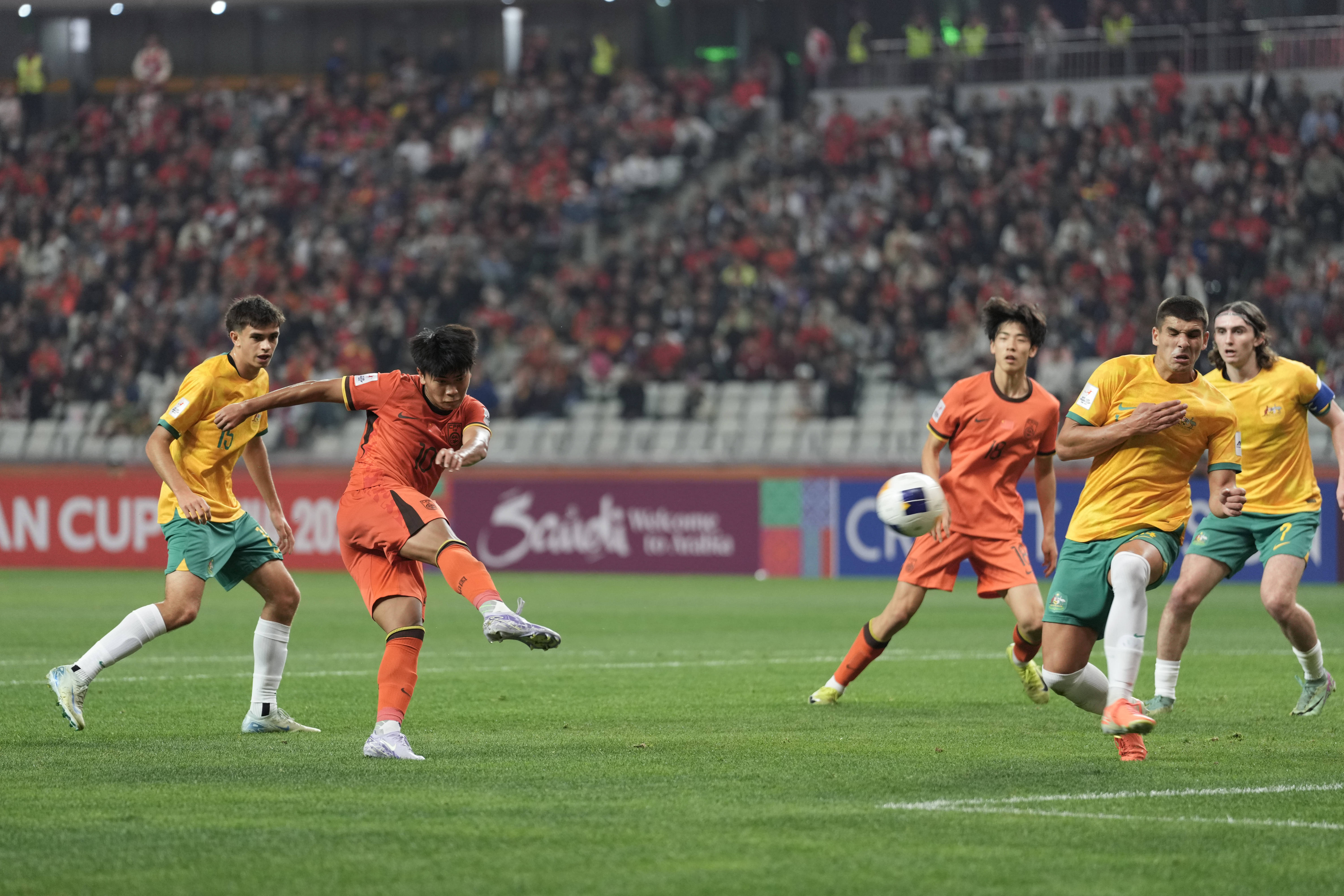 U20亚洲杯足球赛中中国U20国家队名列A组第二