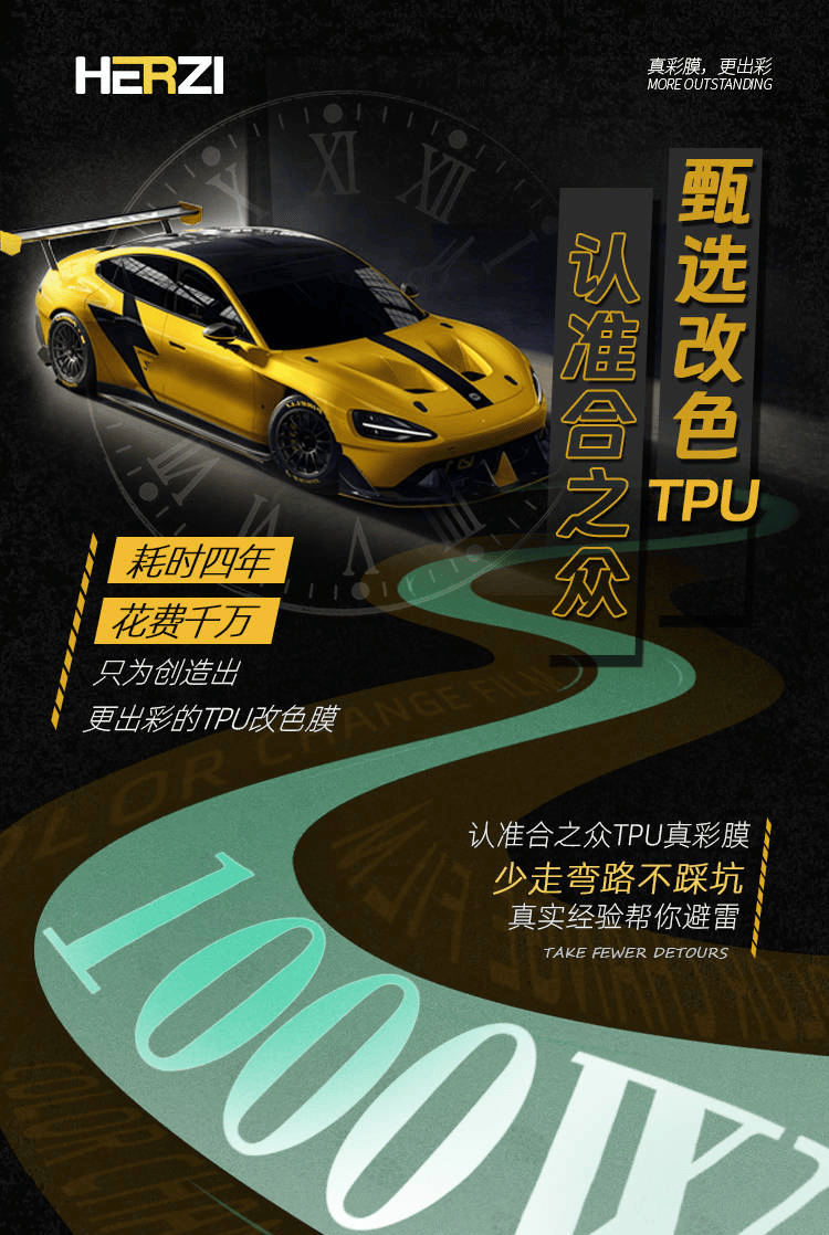 TPU改色膜什么牌子好？合之众HERZI品牌实力领跑市场