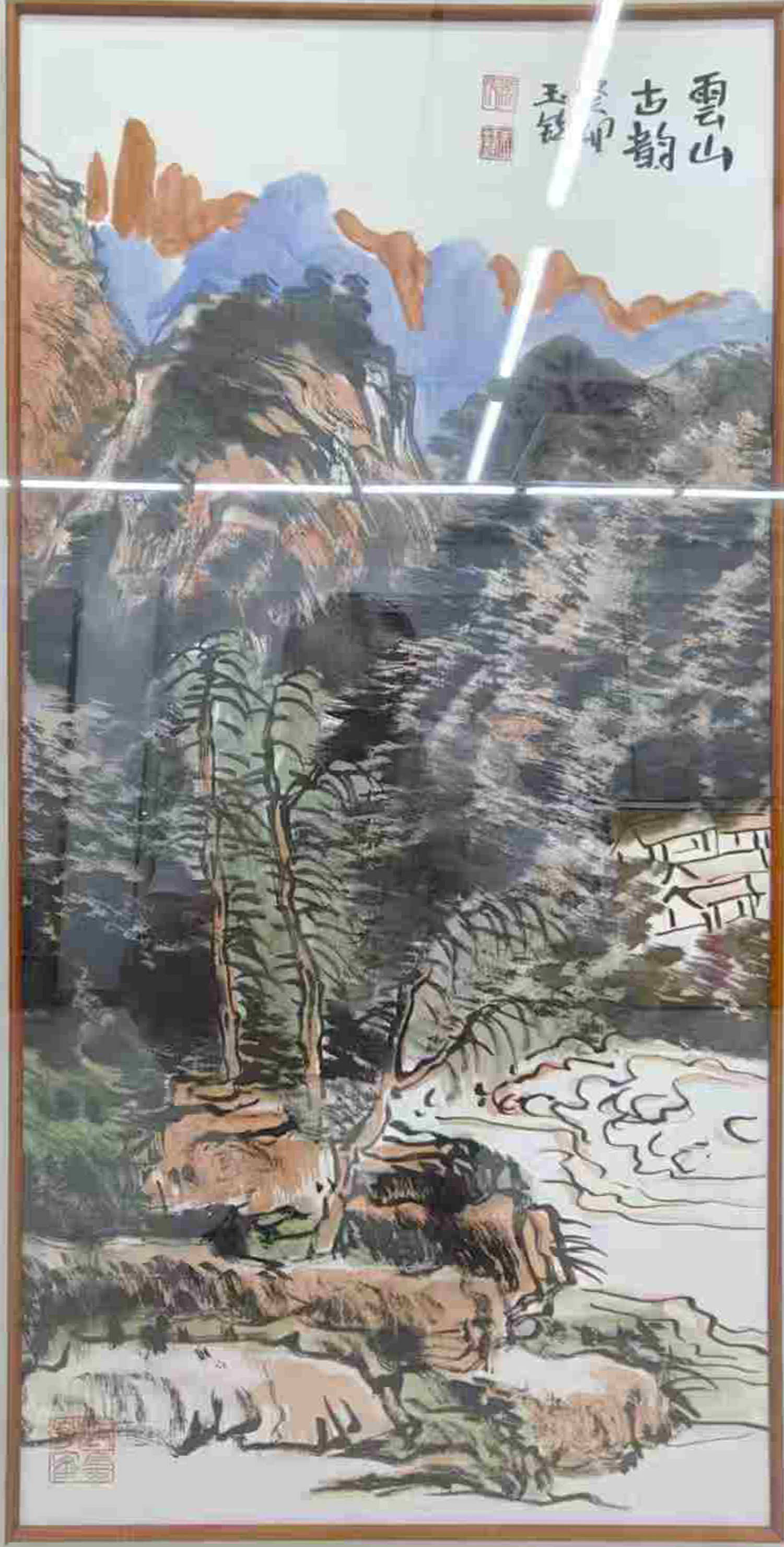 墨染山河韵,笔绘花鸟情