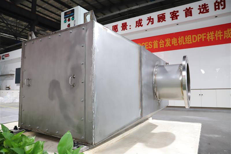 康明斯后处理迎来关键一步，首台工业发电机组DPF成功下线