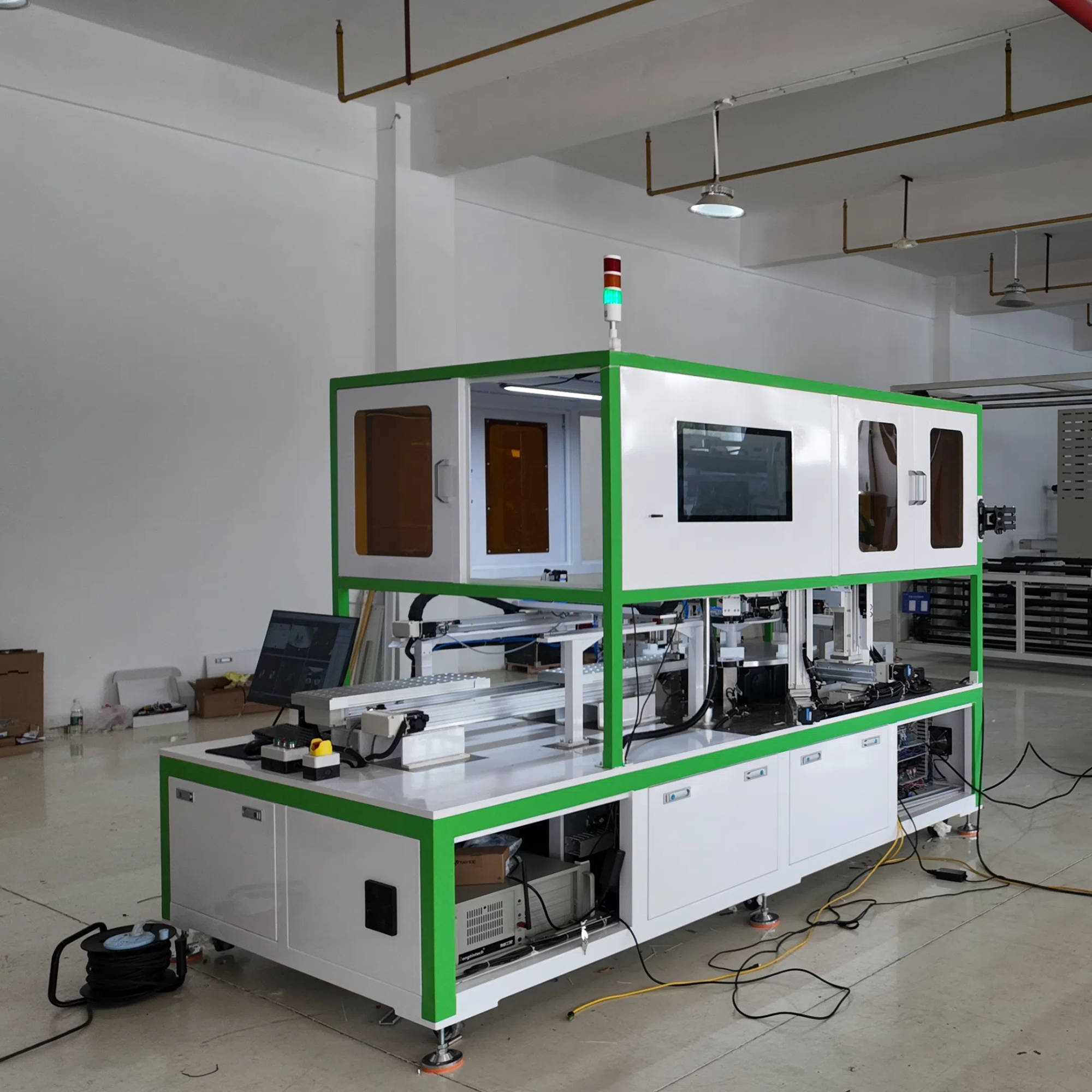 圆柱锂电池电芯pack封装生产线解析