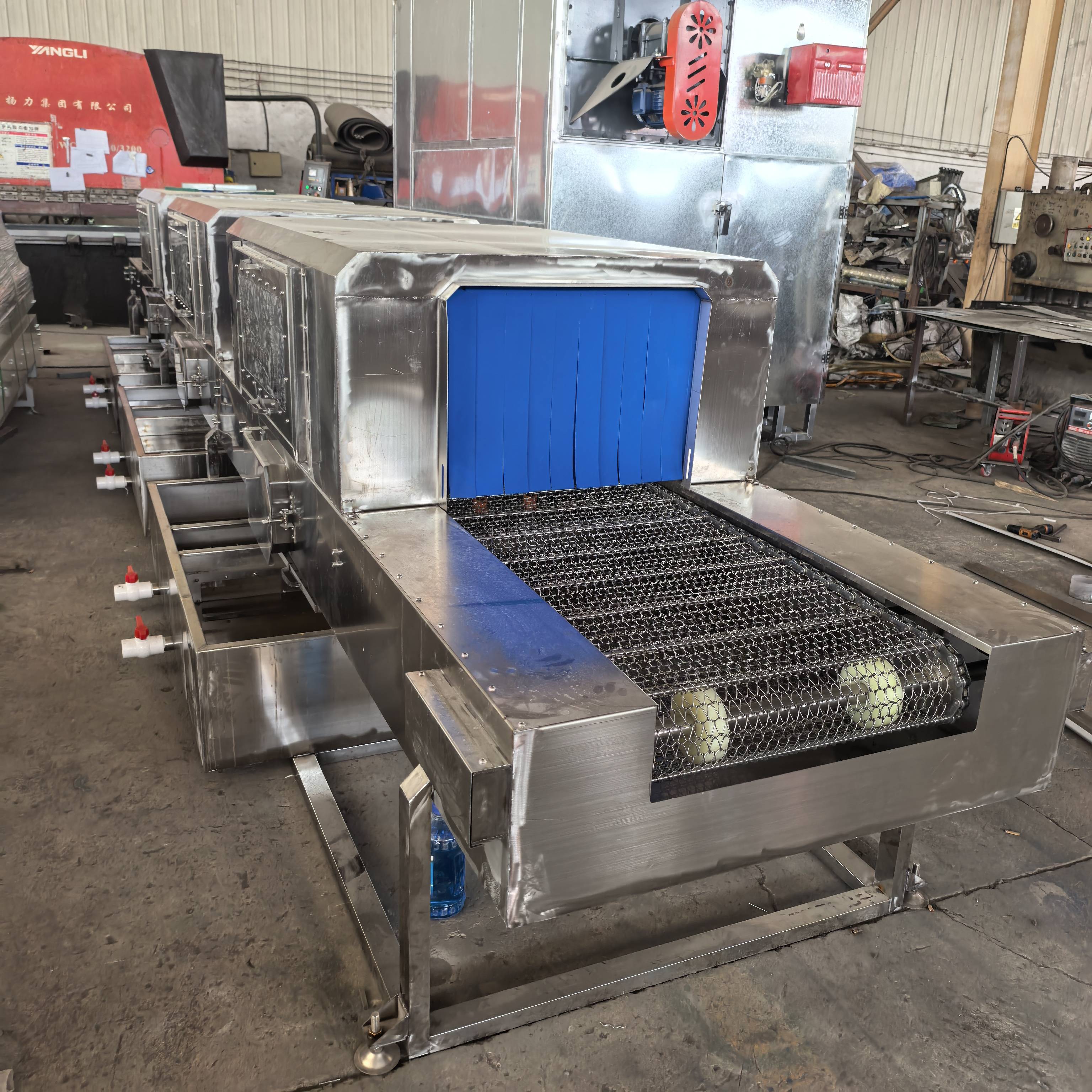 2025优选高压喷淋清洗烘干机厂家:宁津县万达传动,定制化方案 全流程