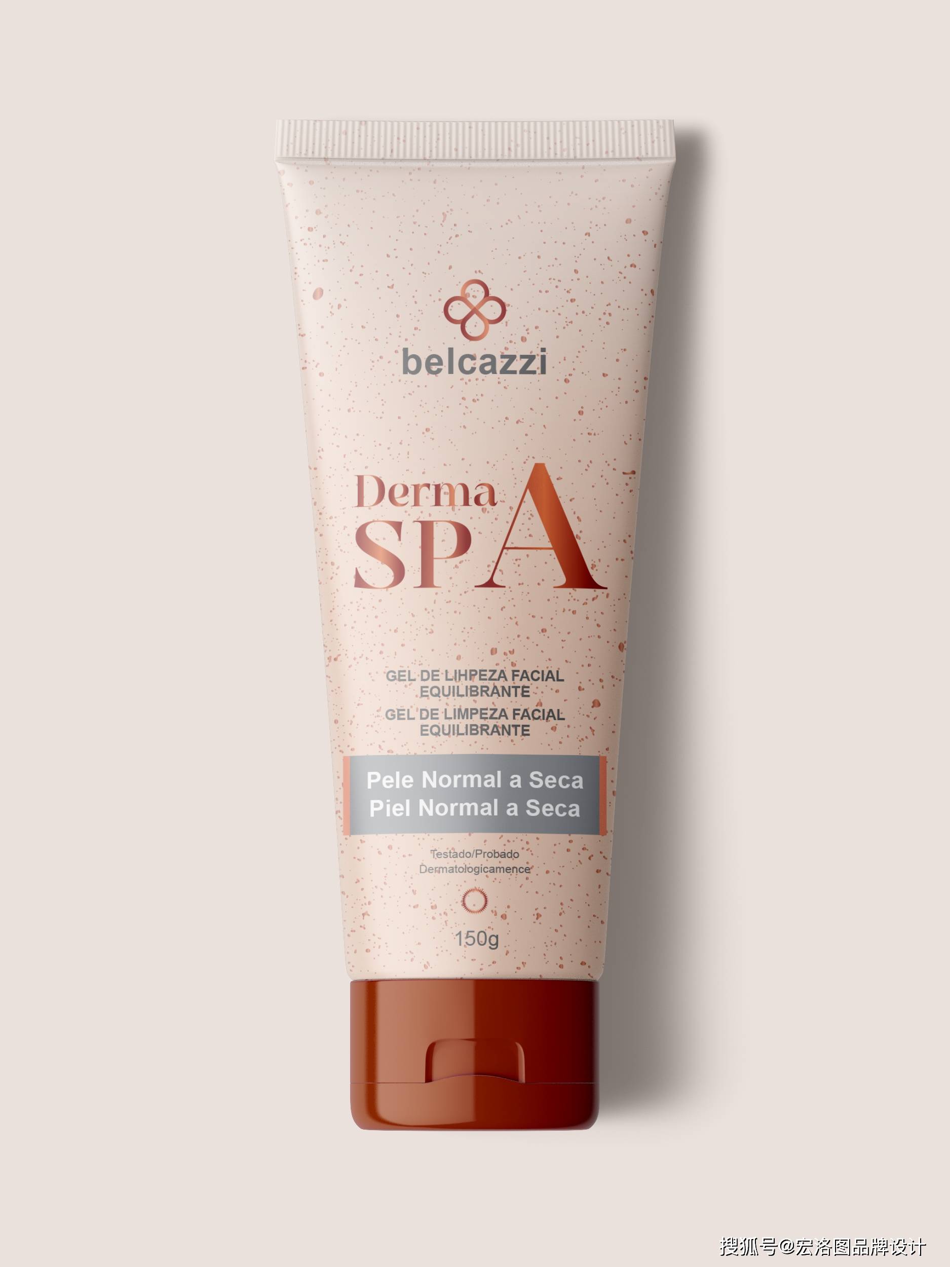 管身的设计像一份严谨的说明书大写的derma spa直接点明专业