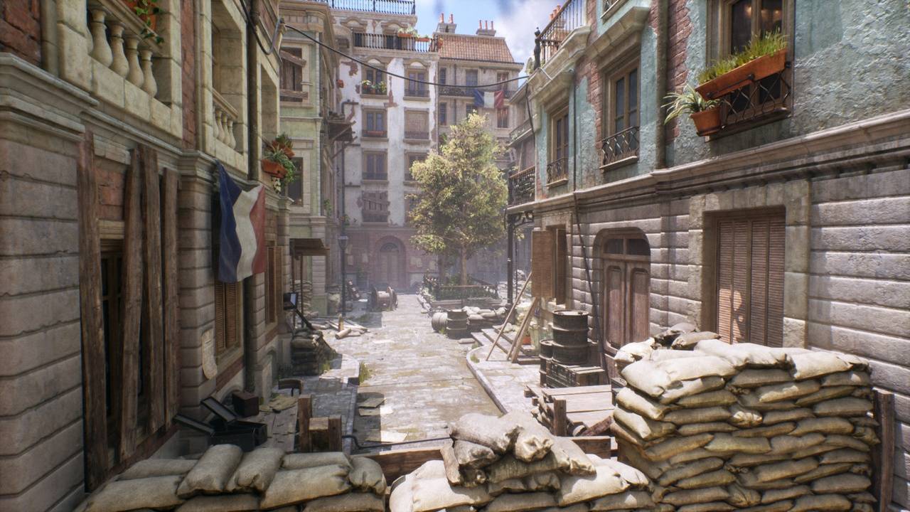 ue5城市抵抗组织AAA级逼真城镇街道下载