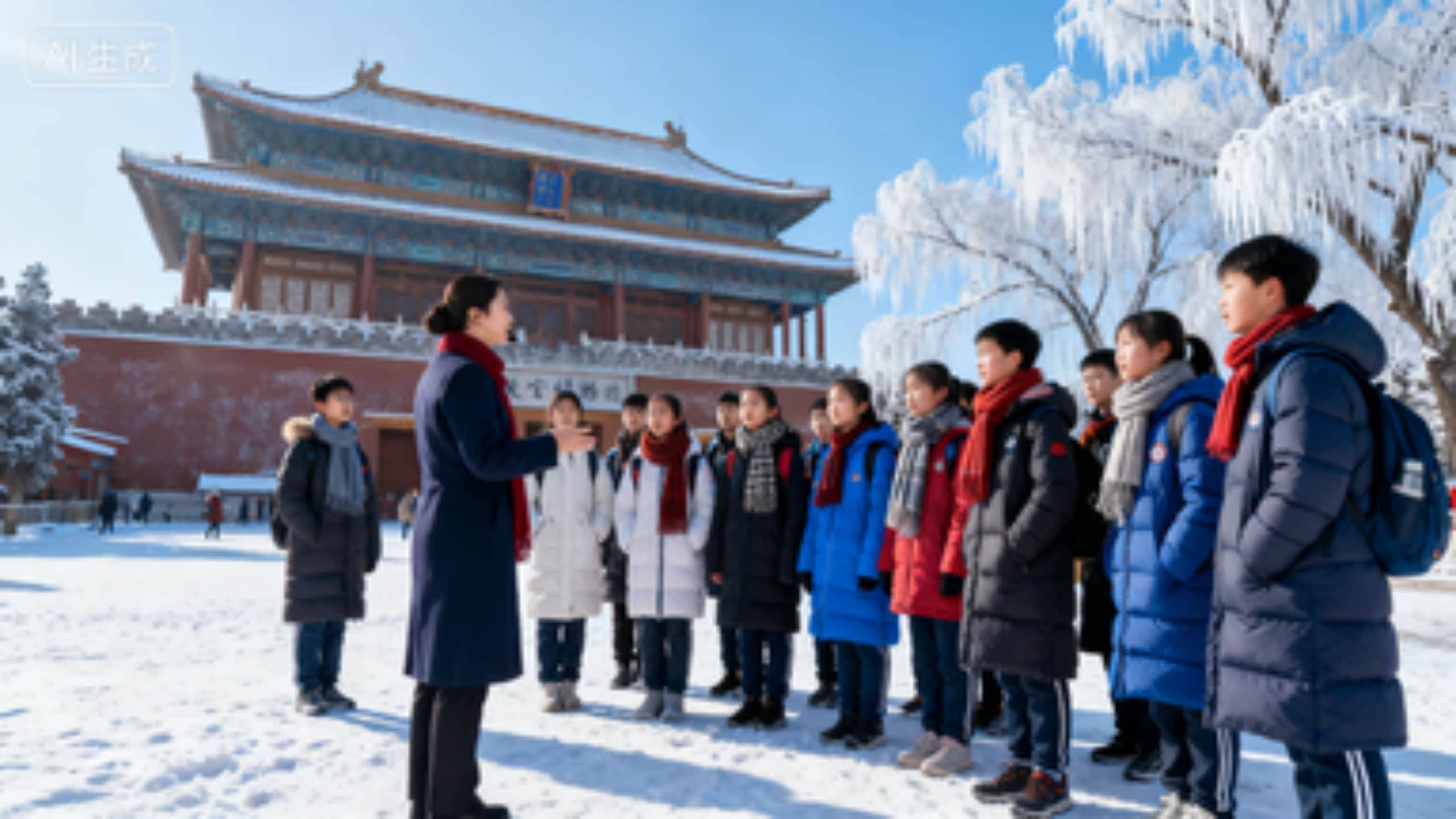 结束北京途开心园林主题研学，孩子能准确说出亭台楼阁的设计巧思与功能，审美鉴赏能力与观察能力得到同步有效提升