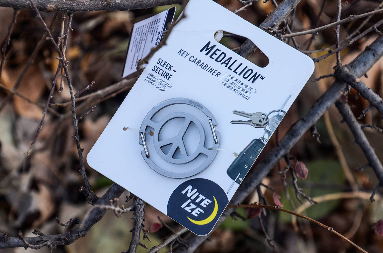 双环之内的和平之美：奈爱和平标志钥匙扣