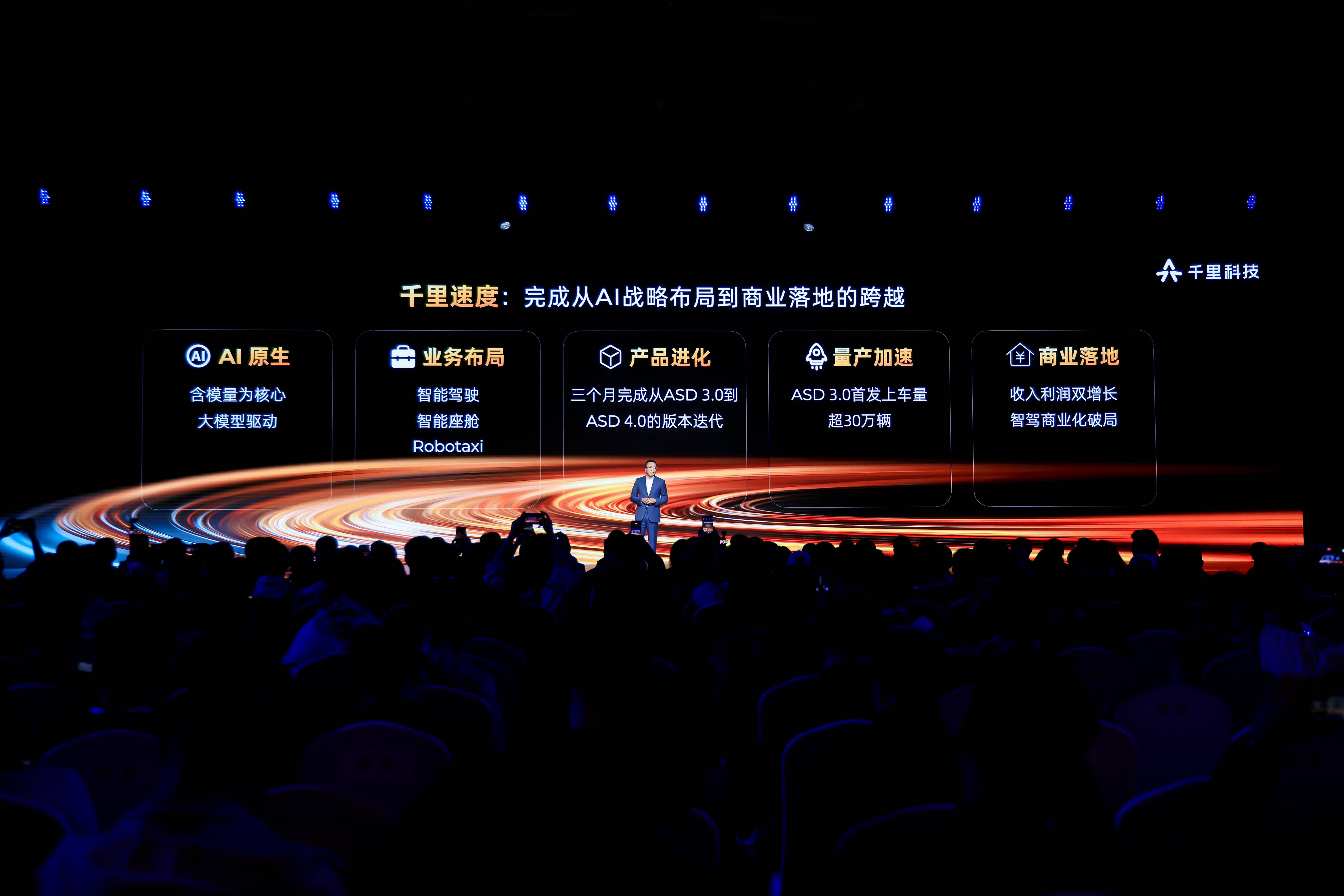 《熟悉的好声音回来了！赵明官宣加入千里科技，发布原生智驾基座模型》