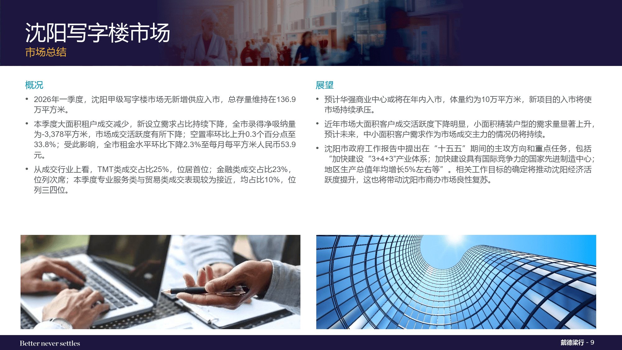 2026年第一季度沈阳写字楼与零售市场概况报告-戴德梁行_搜狐网