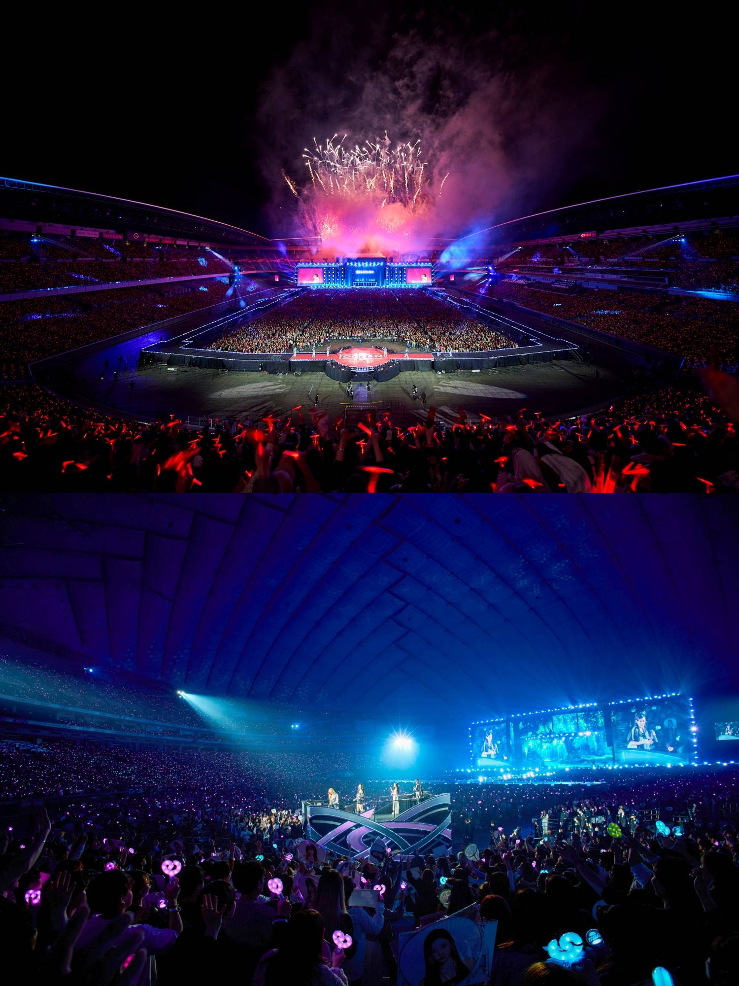 东方神起日产体育场&aespa东京巨蛋公演全景照 (上-东方神起, 下- aespa).jpg